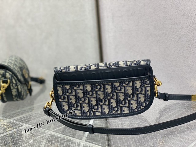 Dior專櫃2022新款老花小牛皮女包 迪奧Bobby系列最新腋下包 fkd1520
